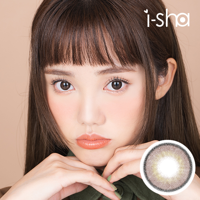 【 i-sha・アイシャ 】 [Jadey gem choco] アイシャレンズ・ ジェイディジェムチョコ1年用 14.1mm