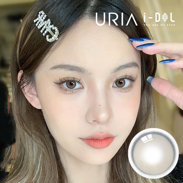 【URIA i-DOLアイドルレンズ】 YURIAL EARLGREY ユリアル 1年用 14.0mm