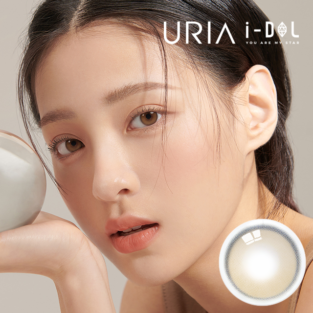 新1day【URIA i-DOL アイドルレンズ】 YURIAL WATER BROWN 1DAY・ ユリアルワンデーウォーターブラウン 1日用