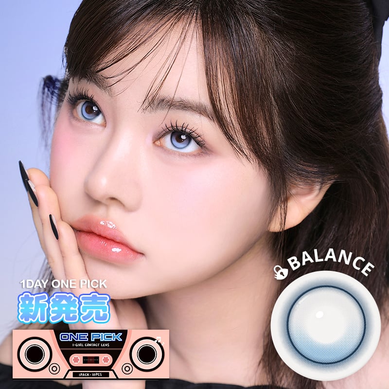 MITUNO カラコン ONE PICK バランス サマーソング 軸固定 [ 1DAY ]  