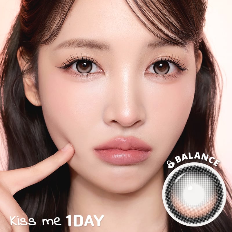 MITUNO カラコン DEKAME キスミーミルキーチョコ [1日用] 軸固定