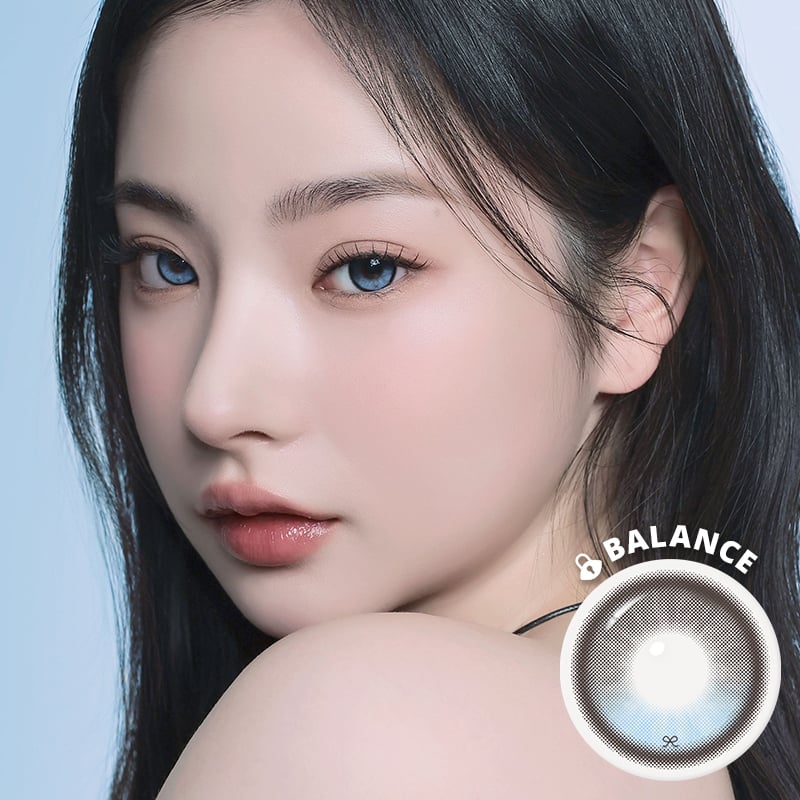 MITUNO カラコン [I-SHA] リボン スカイベール 【1ヶ月】軸固定