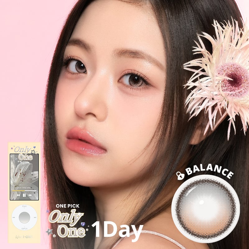 MITUNO カラコン ONE PICK・Only One チェリーチョコ [1DAY] 軸固定