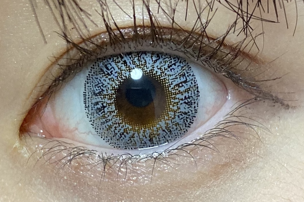 【1+1】トゥルーアイグレー[Ture eye Gray]1年用 14.5mm